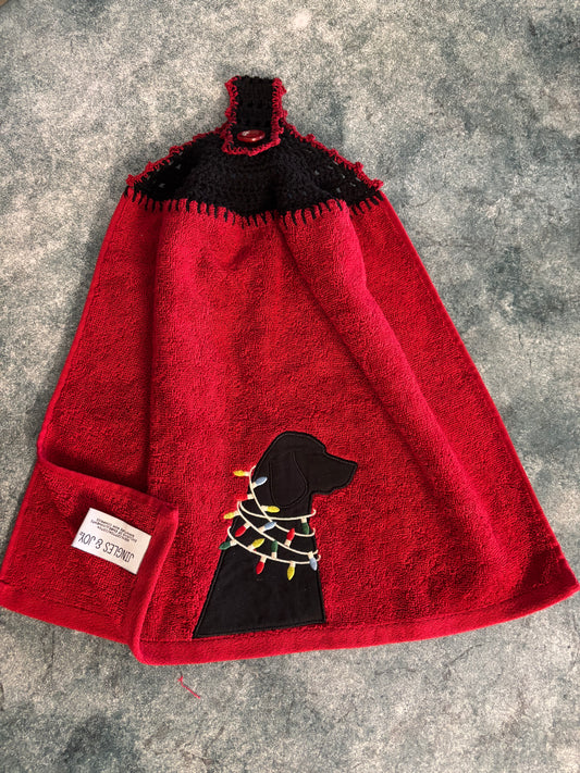 Christmas Crocheted Towels