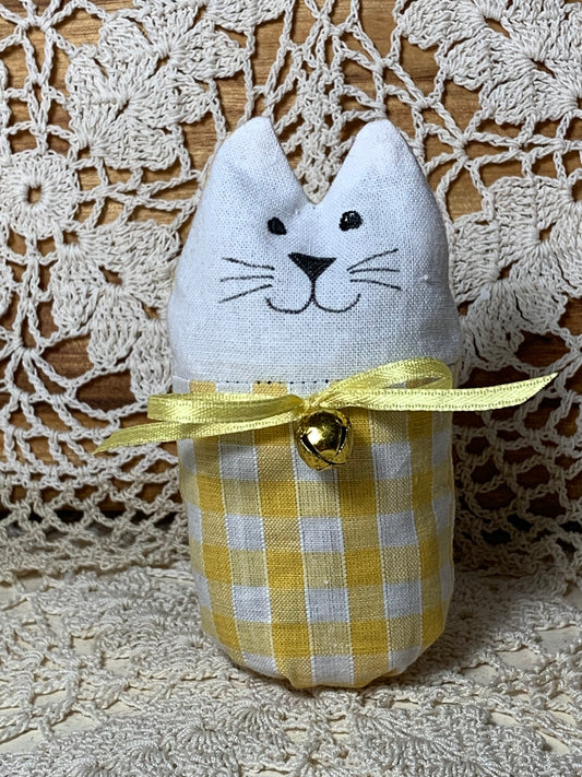 Lavender  Cat - Yellow